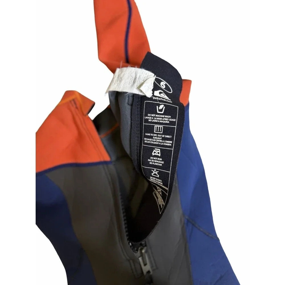 Quicksilver Wetsuit Kids Youth Size 6 F'n Neoprene Syncro F-Lock 3:2